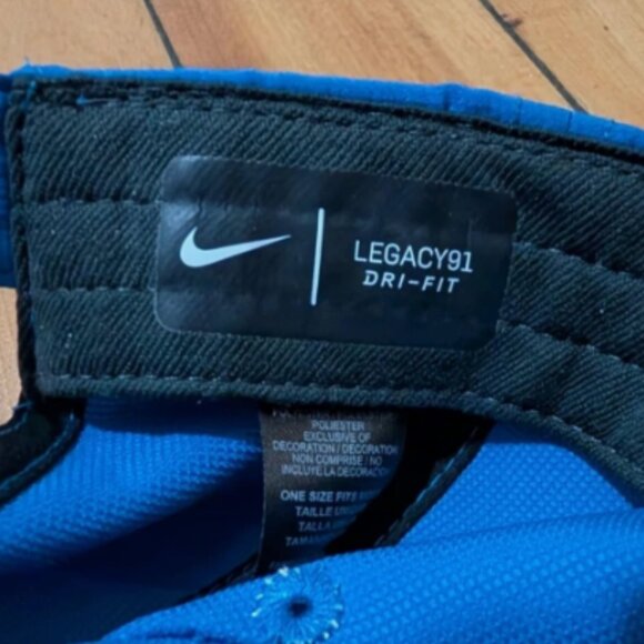 Nike JW Marriott Desert Springs Palm Desert Nike Base Ball Cap Hat Blue - Picture 3 of 4